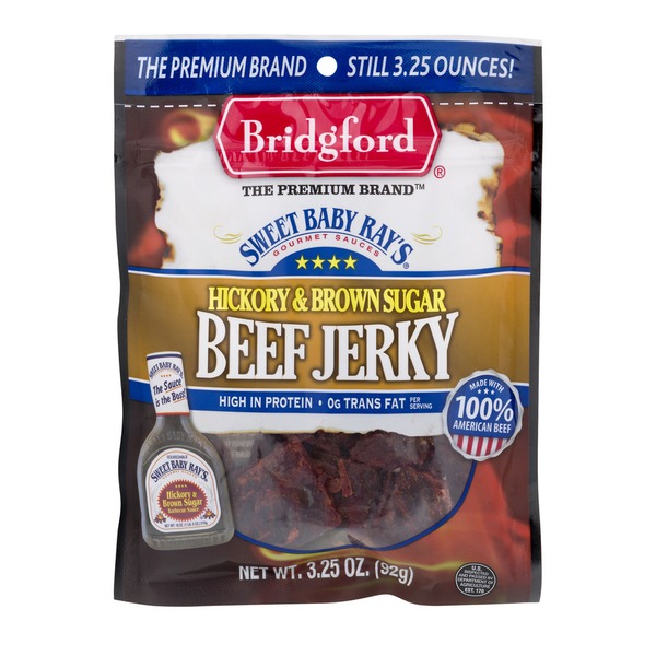 Bridgford Beef Jerky Sweet Baby Ray's Hickory & Brown Sugar (3.25 oz