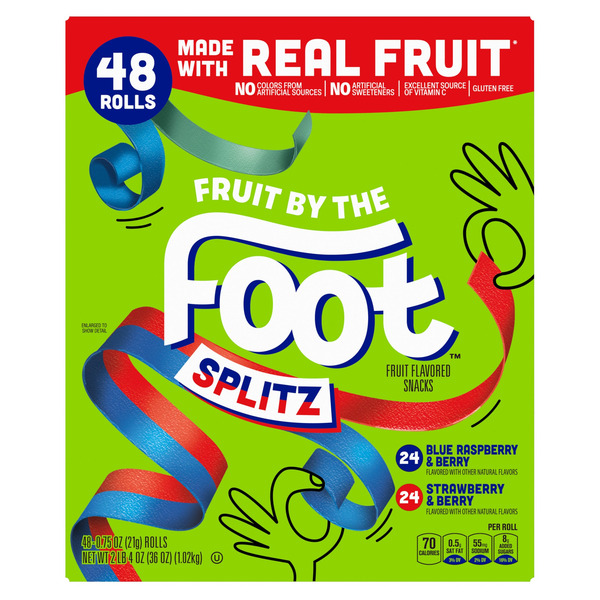 Fruit By The Foot, Variety Pack, 0.75 oz, 48 ct Same-Day Delivery