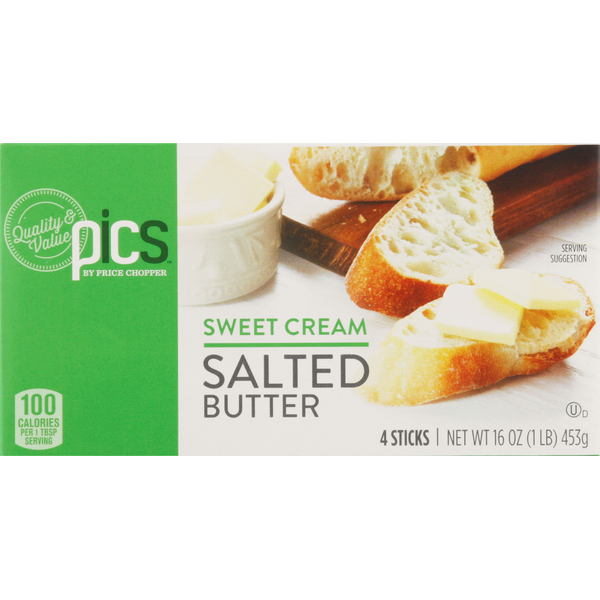 PICS Sweet Cream Salted Butter Quarters Same-Day Delivery or