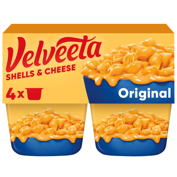 VELVEETA Shells & Cheese Original Microwavable Mac & Cheese Cups