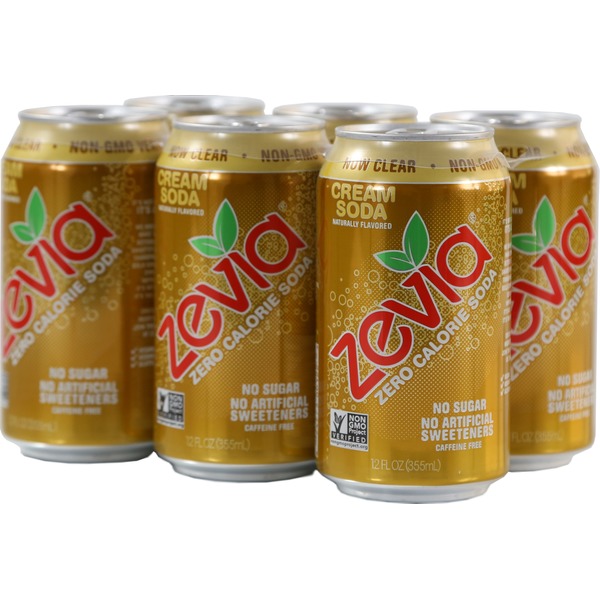 Zevia All Natural Diet Cream Soda (12 fl oz) from Ralphs Instacart