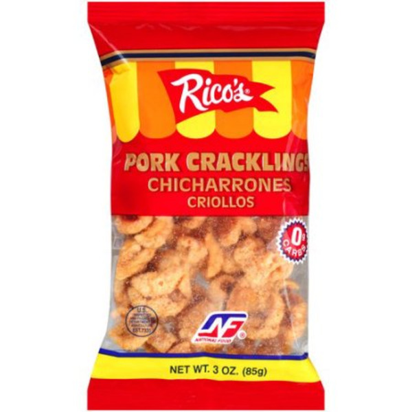Rico's - Pork Cracklings Chicharrones - 3 oz