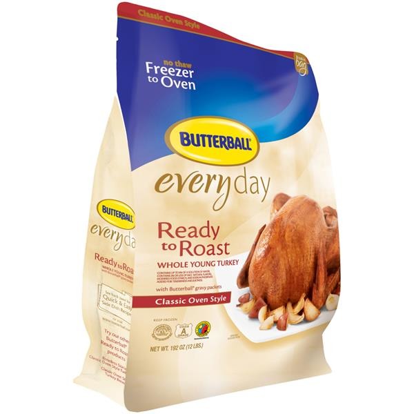Butterball Everyday Classic Oven Style Ready to Roast Whole Young