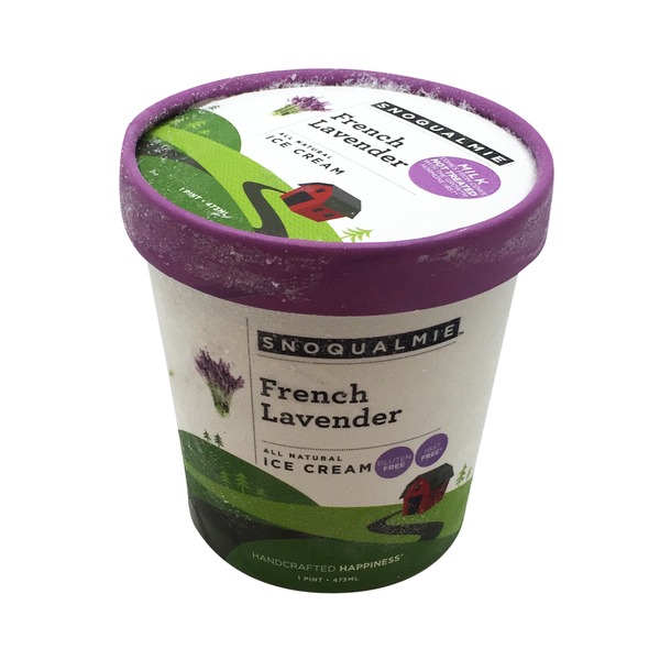 Snoqualmie French Lavender Ice Cream (1 pt) from Whole Foods Market Instacart
