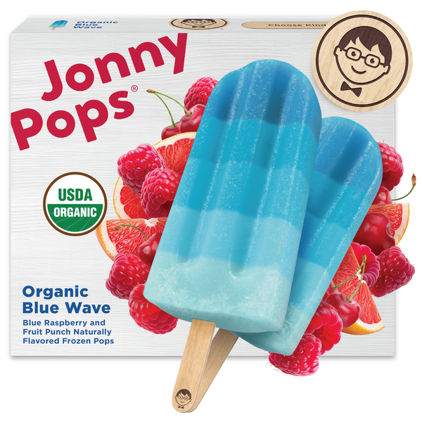 JonnyPops Organic Blue Wave Frozen Pops Same-Day Delivery or
