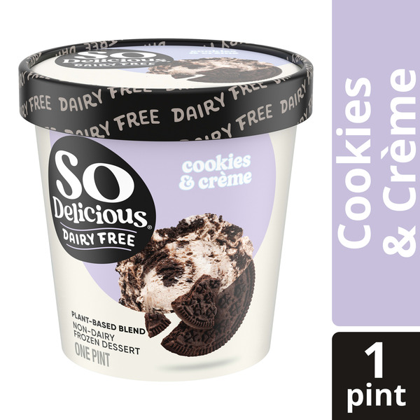 So Delicious Plant Based Blend Frozen Dessert, Cookies & Creme