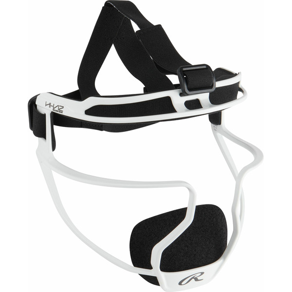 Rawlings Adults' Casted Steel Hi-Viz Softball Fielder's Mask - White