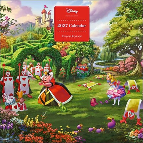 Disney Dreams Collection 12 x 12 Monthly Wall Calendar 2027 - Thomas Kinkade Studios