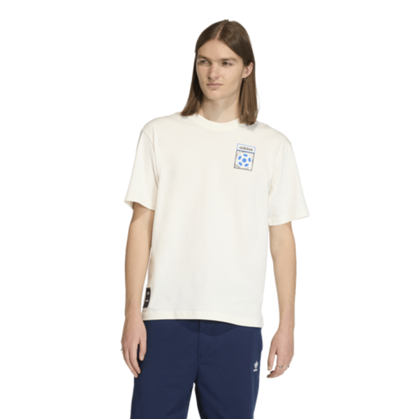 adidas Men's Archive Country Flag Graphic T-Shirt, S - Off White