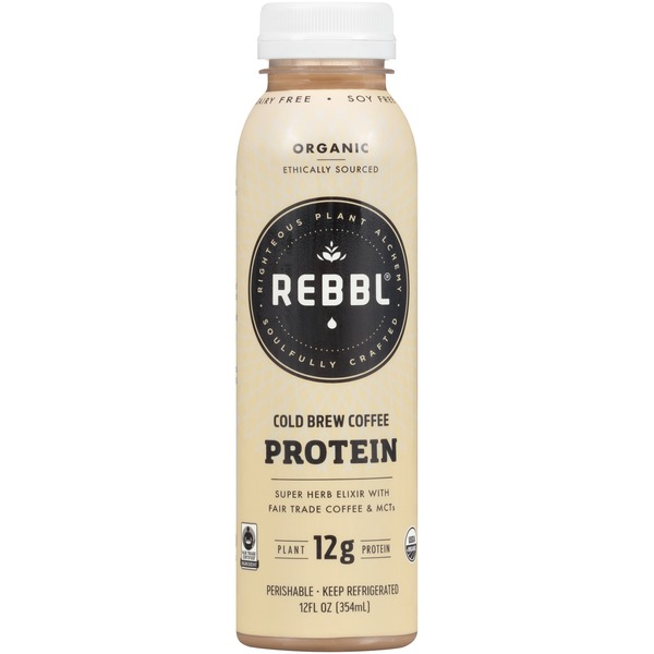 Rebbl ColdBrew Coffee Protein Super Herb Elixir (12 oz) Instacart