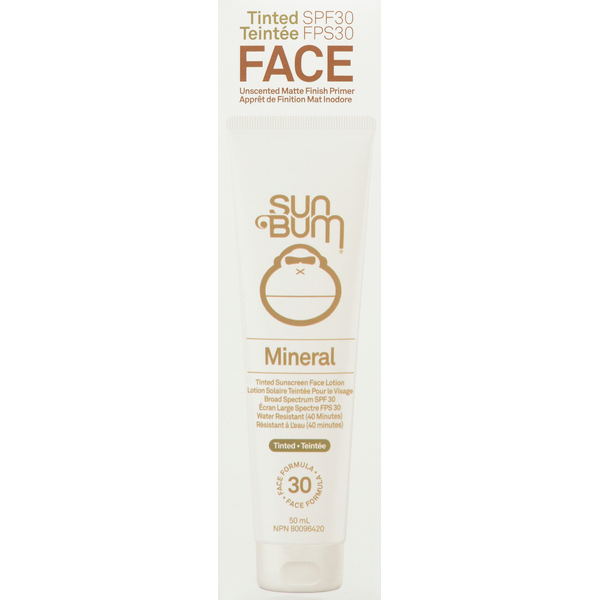 Sun Bum Mineral Face Tint SPF 30 Same-Day Delivery | Rexall