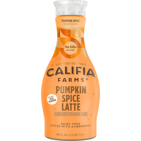 Califia Farms Pumpkin Spice Almond Latte Coffee with Almondmilk