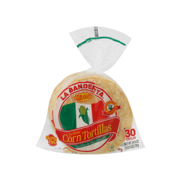 La Banderita Corn Tortillas, Yellow