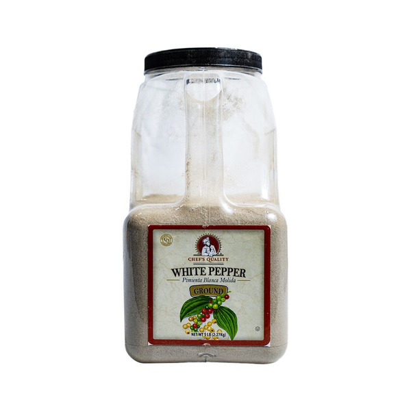 Chef's Quality - Ground White Pepper - 5 lbs