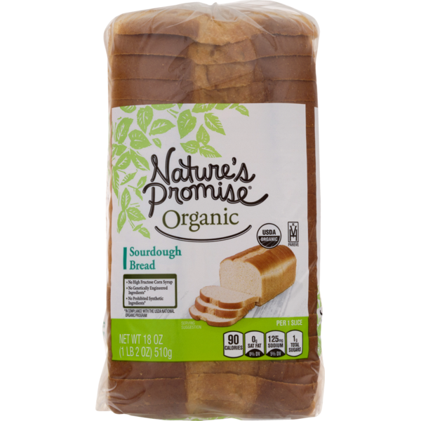 Nature's Promise Organic Sourdough Bread (20 oz) Instacart