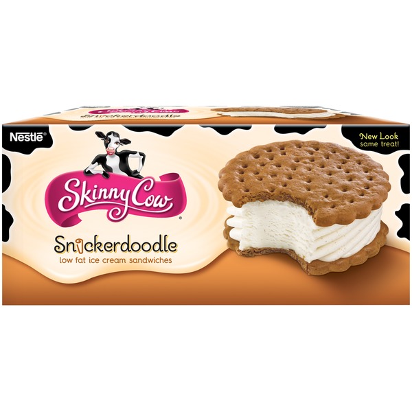 Skinny Cow Snickerdoodle Low Fat Ice Cream Sandwiches from Westside