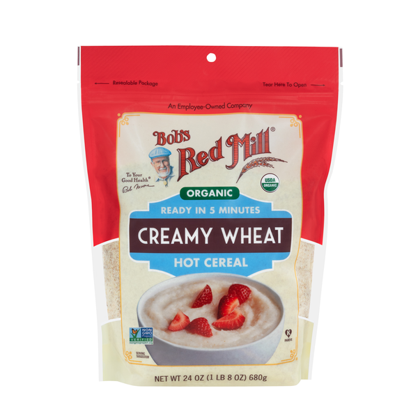 Bob's Red Mill Hot Cereal, Organic, Creamy Wheat