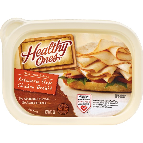 Healthy Ones Chicken Breast, Rotisserie Style, Deli ThinSliced (7 oz
