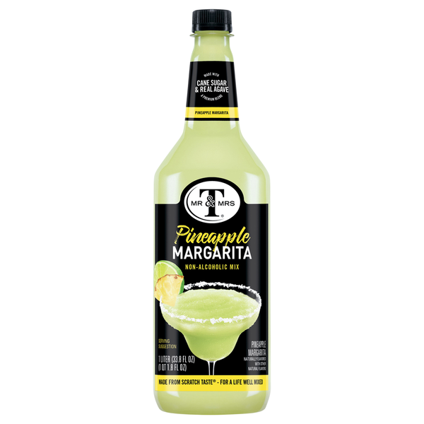 Mr & Mrs T Non-Alcoholic Mix, Margarita, Pineapple Same-Day