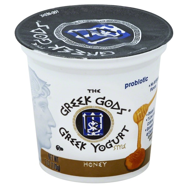 The Greek Gods Yogurt, Greek, Honey (6 oz) from Rainbow Grocery Instacart