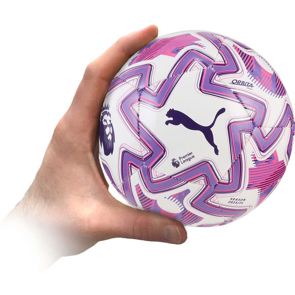 PUMA Orbita Premier League Brilliance Mini Soccer Ball, Mini - White/Multi