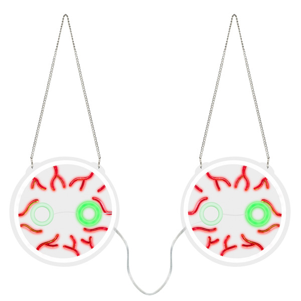 Haunted Living 8.07-in Hanging Lighted Eye Hanging decoration
