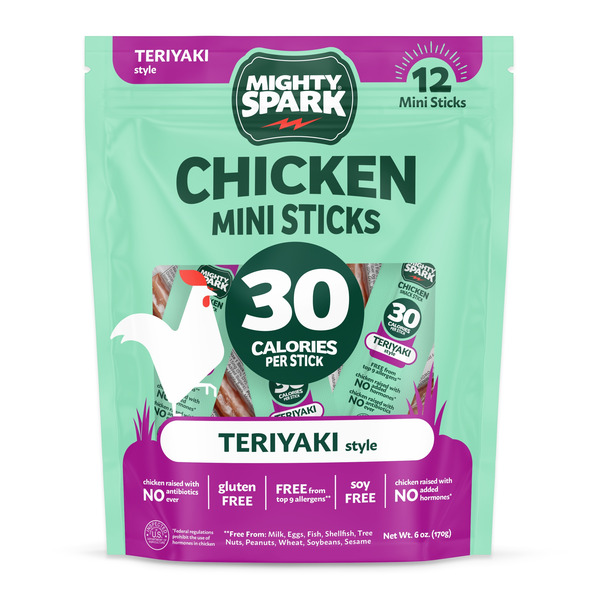 Mighty Spark Teriyaki Chicken Mini Sticks Same-Day Delivery or