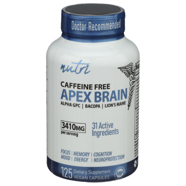 ariix アリックス　nutrifiimoa モア Nutri Apex Brain Caffeine Free 3410 Mg Same-Day Delivery or Pickup