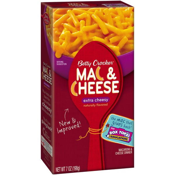 Betty Crocker Extra Cheesy Macaroni & Cheese Dinner (7 oz) Instacart