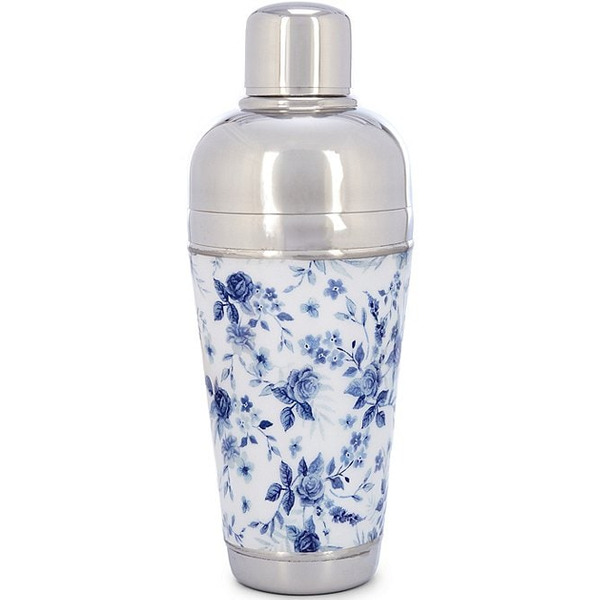 Southern Living Caroline Collection Floral Enamel Cocktail Shaker