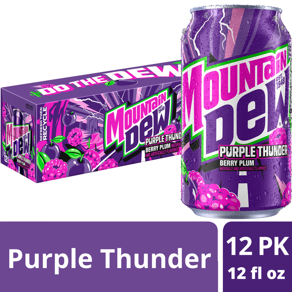 Mountain Dew Purple Thunder Soda Pop Same-Day Delivery or Pickup