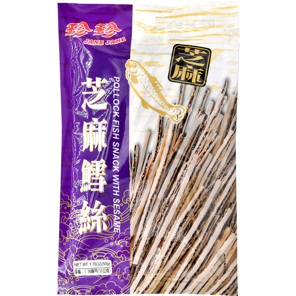 Janes Pollock Fish Snack Sesame