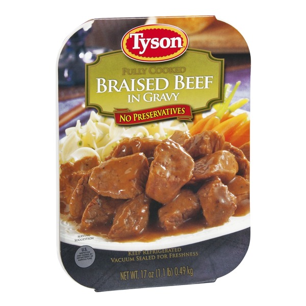 Tyson Beef Tips, in Gravy (17 oz) Instacart