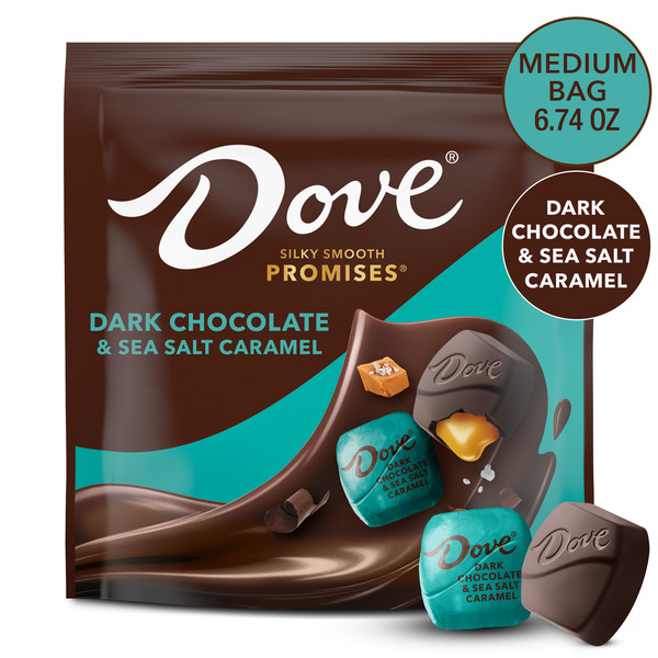 Dove Dark Chocolate & Sea Salted Caramel Candy Same-Day Delivery