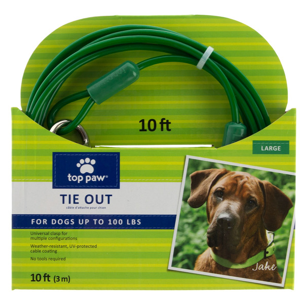 Top Paw Reflective Dog Tie-Out