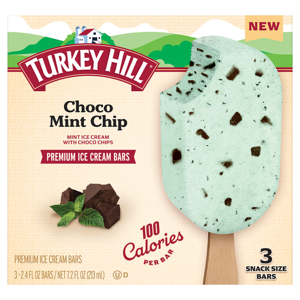 Dutch-Way Farm Market Turkey Hill Ice Cream Bars, Choco Mint Chip