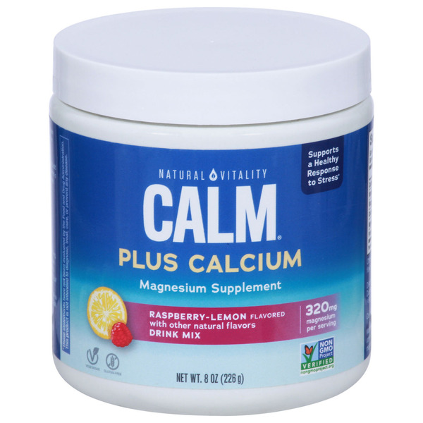 Wegmans Natural Vitality Calm Plus Calcium Raspberry-Lemon Flavor