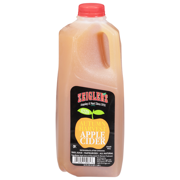 Zeigler's Apple Cider, Autumn Harvest, Seasonal Favorite Same-Day