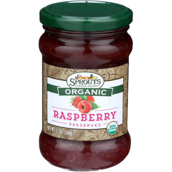Sprouts Organic Raspberry Preserves