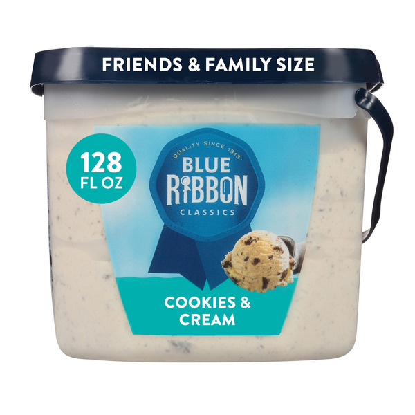 Blue Ribbon Classics Cookies and Cream Frozen Dessert Pail Same