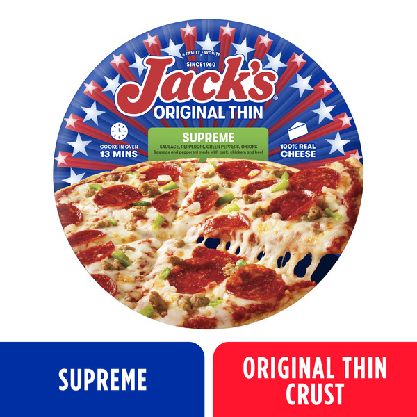 Jack's Original Thin Supreme Frozen Pizza