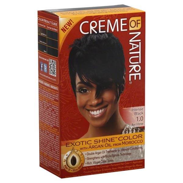 Creme Of Nature Permanent Hair Color Intense Black 1 0 1 Ct