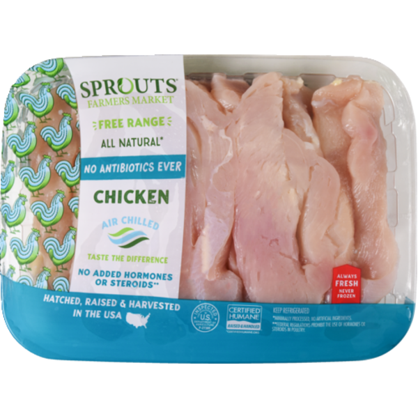 Sprouts Boneless Skinless Chicken Strips No Antibiotics Ever