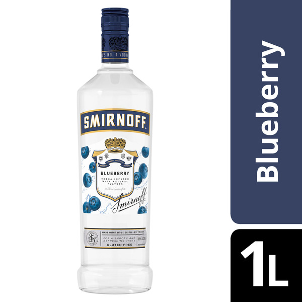 Smirnoff Blueberry (Vodka Infused with Natural Flavors) Same-Day