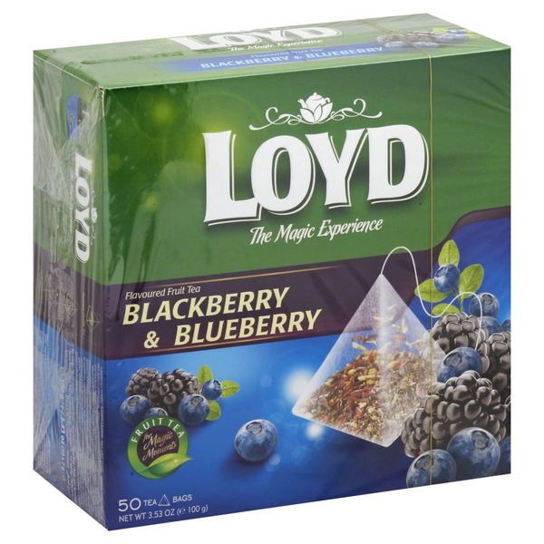 Loyd Fruit Tea, Blackberry & Blueberry Flavoured, Bags (3.53 each