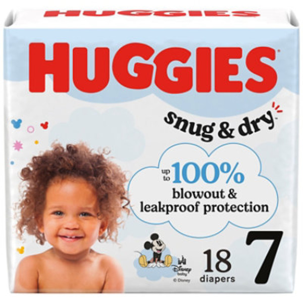 Huggies Disney Baby Size 7 Diapers (41+ lbs)