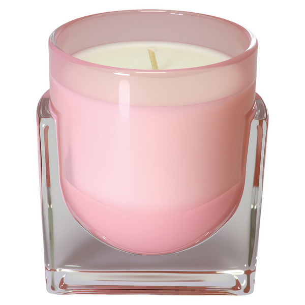 Kirkton House Sculpted Glass Candle, Pink Same-Day Delivery or