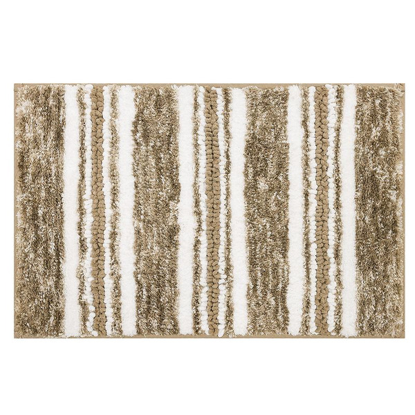 Sonoma Goods For Life Texture Striped Bath Rug - Linen