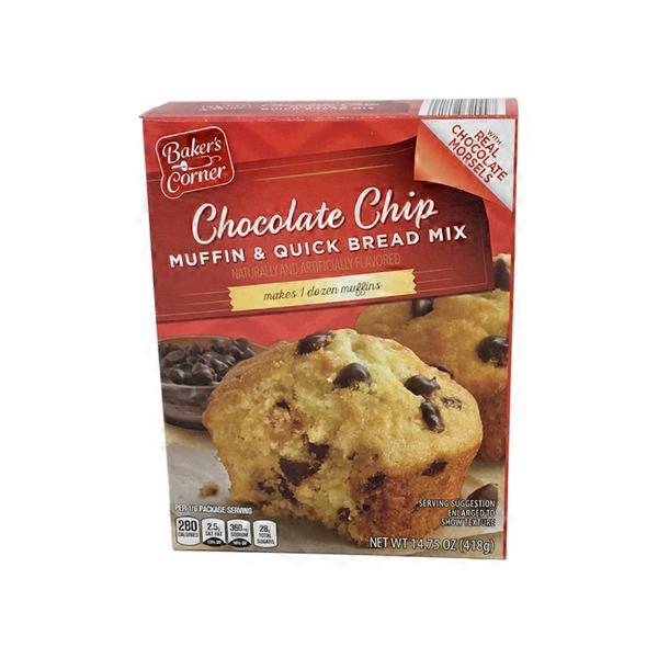 Baker's Corner Chocolate Chip Muffin Mix (14.75 oz) Instacart