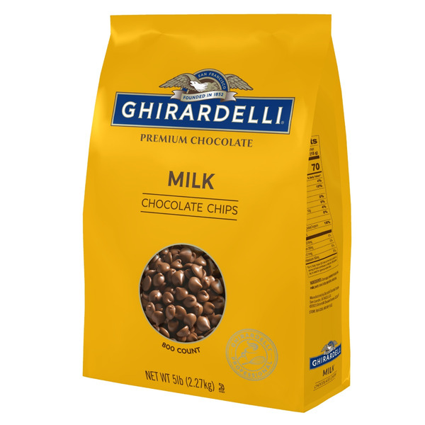 Ghirardelli Chocolate  - Milk Chocolate Chips - 5lb